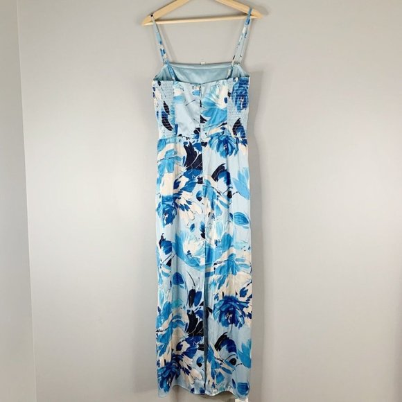 Abercrombie & Fitch Blue Floral Midi Dress - Picture 11 of 14